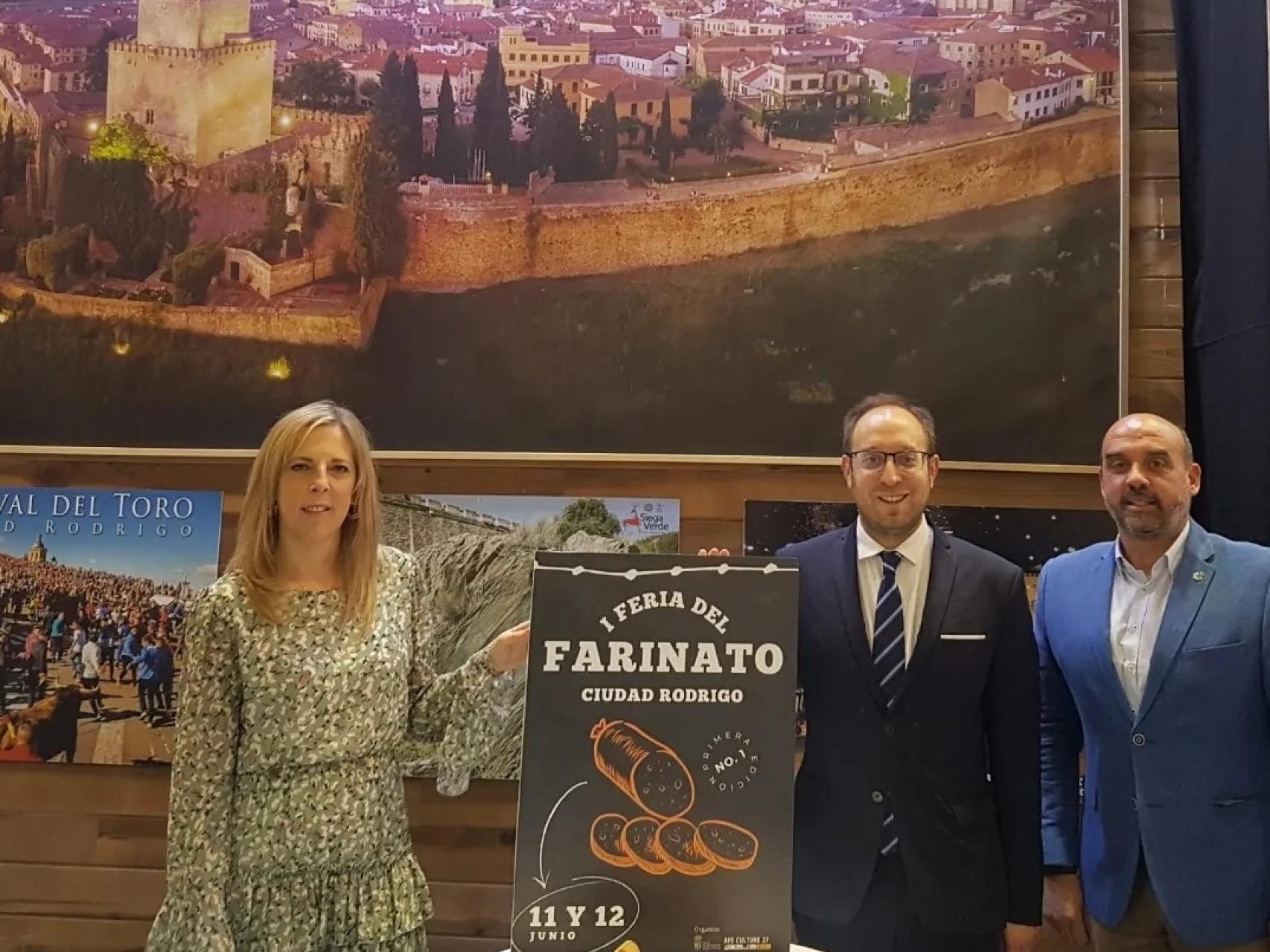 El alcalde, Marcos Iglesias, presenta la I Feria del Farinato de Ciudad Rodrigo
