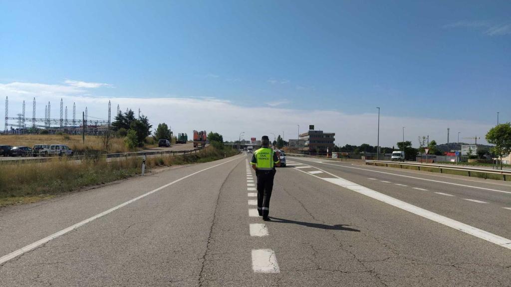 Imagen de archivo de un control de la Guardia Civil de Soria