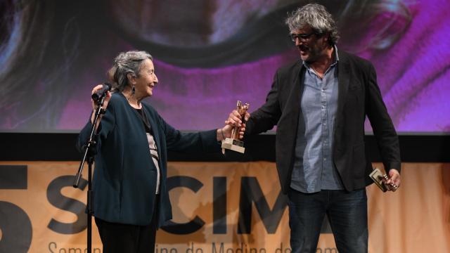 ICAL. La actriz Petra Martínez y el director David Martín de Santos, reciben el Roel de Honor y el Roel de Director del Siglo XXI, respectivamente, en la 35 Secime de Medina del Campo (Valladolid)