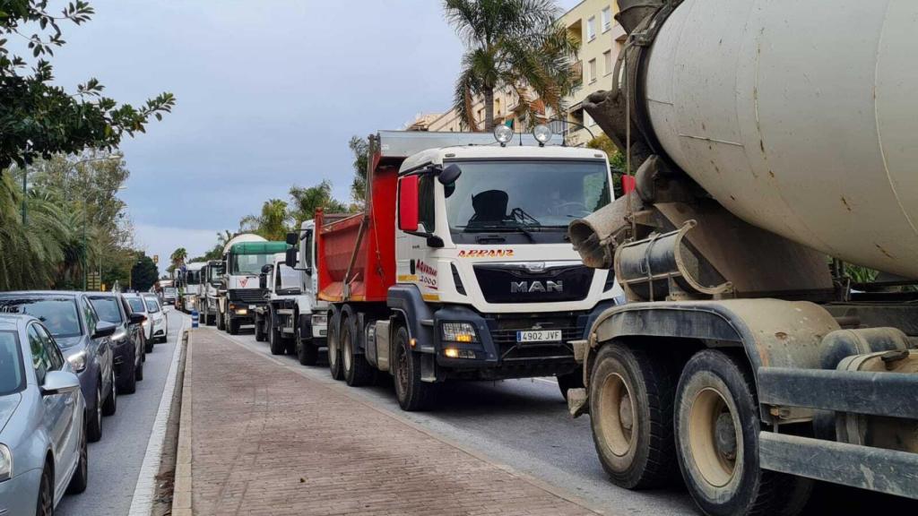 Nuevo colapso en la Avenida de Andalucía de Málaga.
