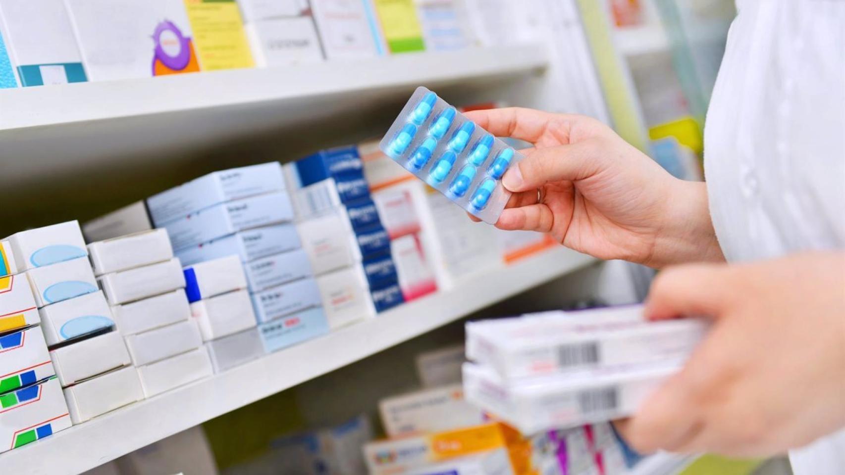 Una foto de archivo de medicamentos.
