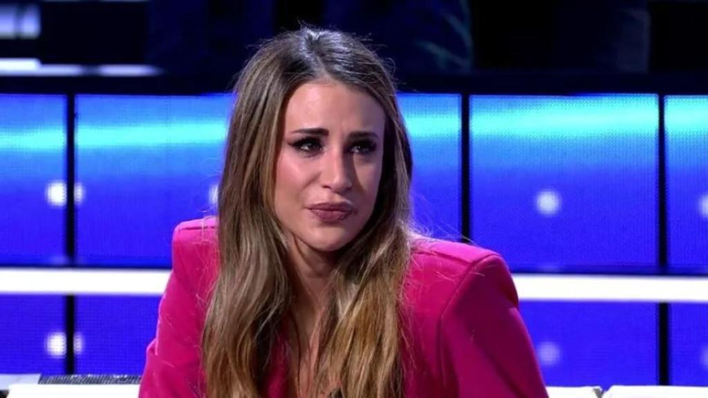 Cristina Porta, emocionada y rota de dolor en 'Secret Story'.