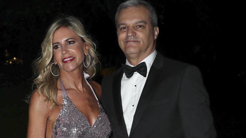 Ramón García y su exmujer en un evento público cuando aún eran matrimonio.