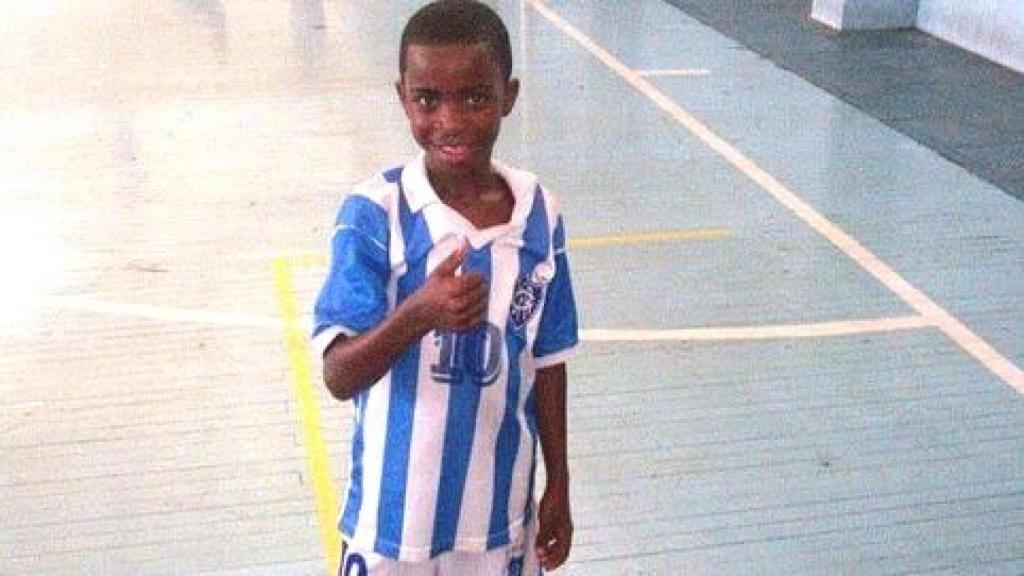 Vinicius en sus inicios en el fútbol sala