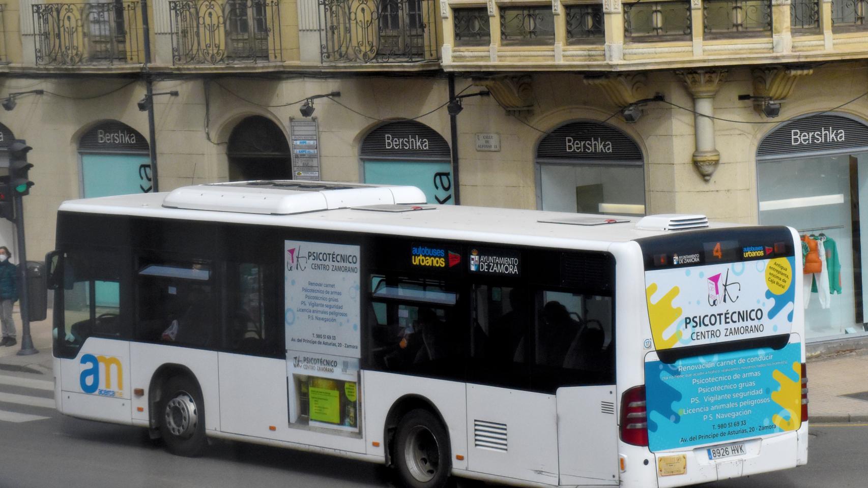 Autobús urbano de Zamora