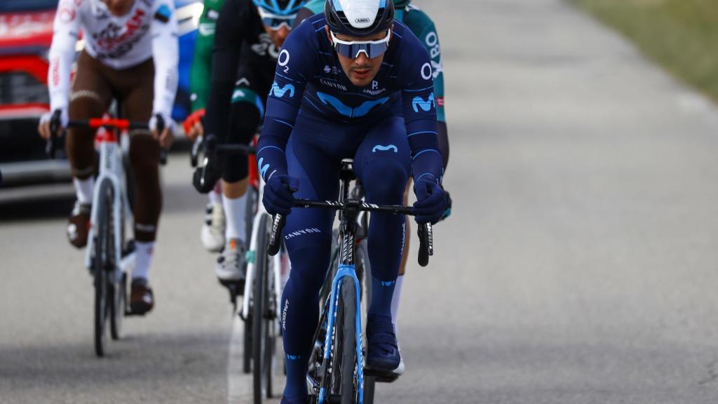 Alex Aranburu durante una etapa de la Tirreno-Adriático 2022