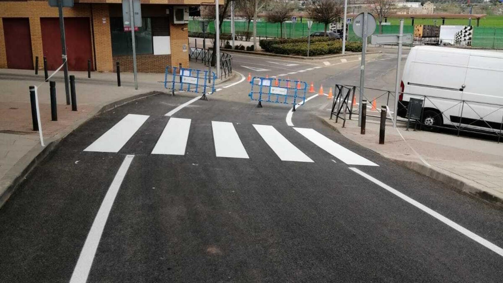 Finalizan las obras de mejora de la canalización del Paseo de la Rosa en Toledo