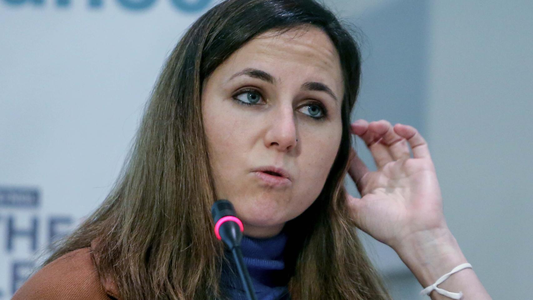 La ministra Ione Belarra, este viernes.