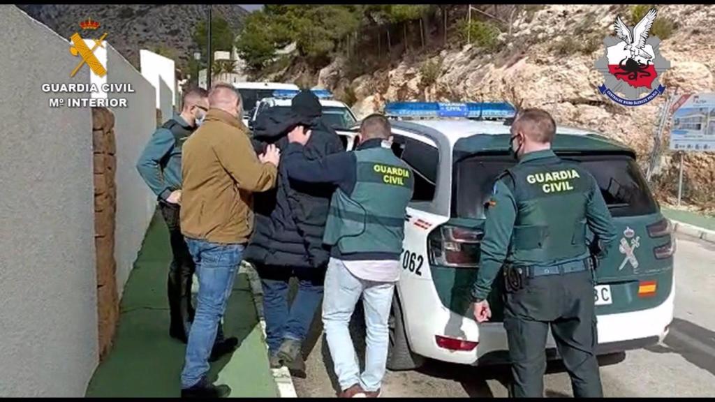 Una imagen de uno de los detenidos.