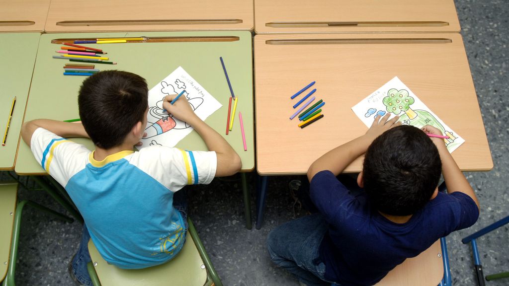 Alumnos de un centro escolar.