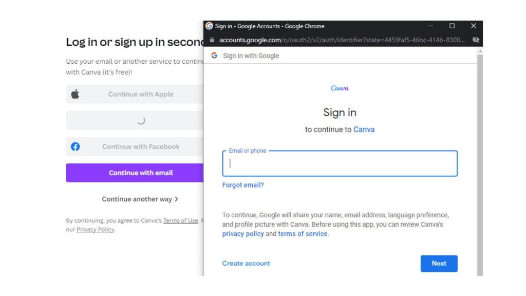 Phishing que calca el navegador