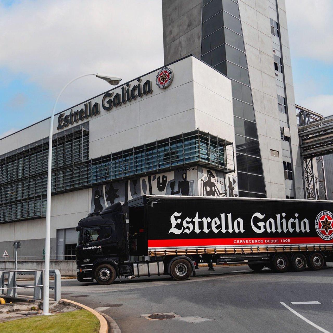 Fábrica de Estrella Galicia en A Coruña.