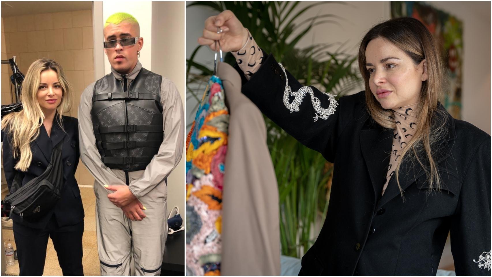 Diana Hernández y Bad Bunny.