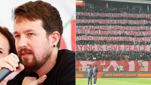 Pablo Iglesias y la fotografía que compartió en el tuit que ha eliminado.