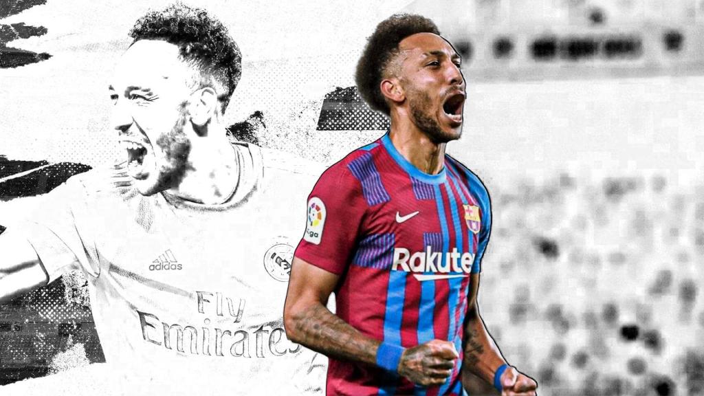 Fotomontaje de Pierre-Emerick Aubameyang
