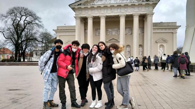 Alumnos y alumnas del IES David Buján.