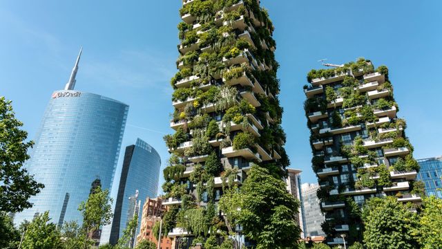 Bosco Verticale, en Milán, dos torres con casi 17.000 plantas