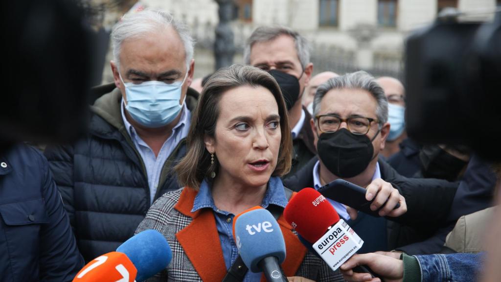 La portavoz del PP en el Congreso de los Diputados, Cuca Gamarra.