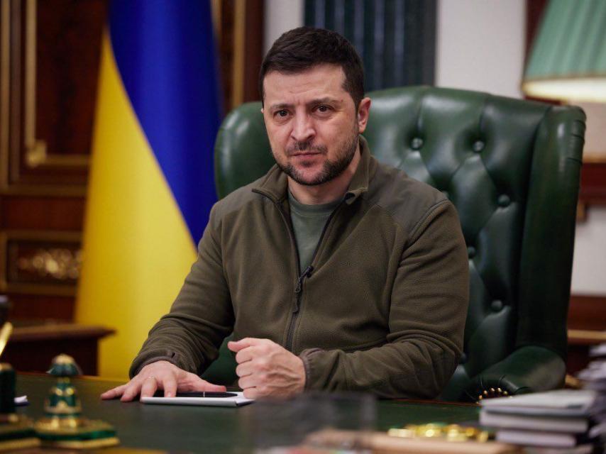 El presidente Volodimir Zelenski, principal garante de la moral ucraniana.