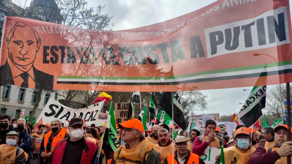 Manifestación del mundo rural en Madrid.