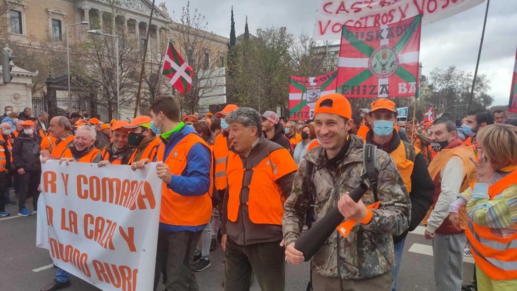 Manifestación del mundo rural en Madrid.