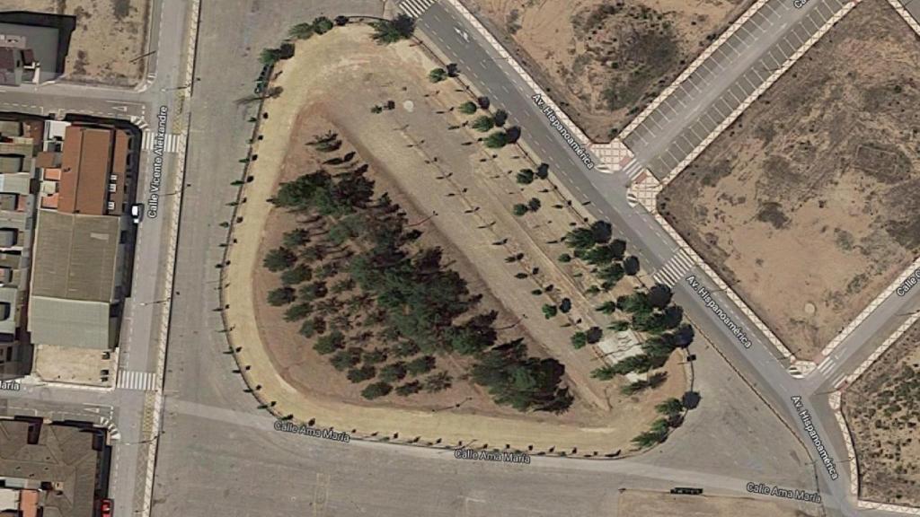 La plaza de Fuente Álamo donde entrena Mariano García.