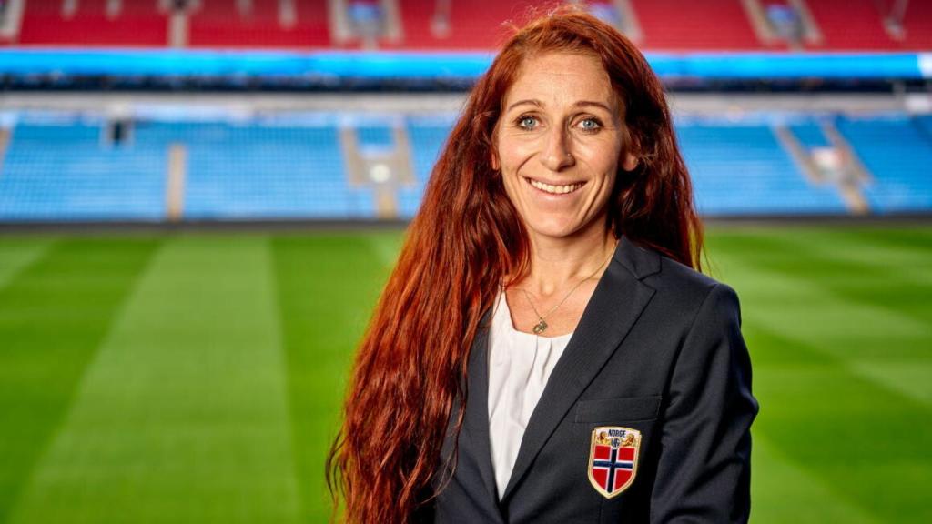 Lise Klaveness, presidenta de la Federación de Fútbol de Noruega
