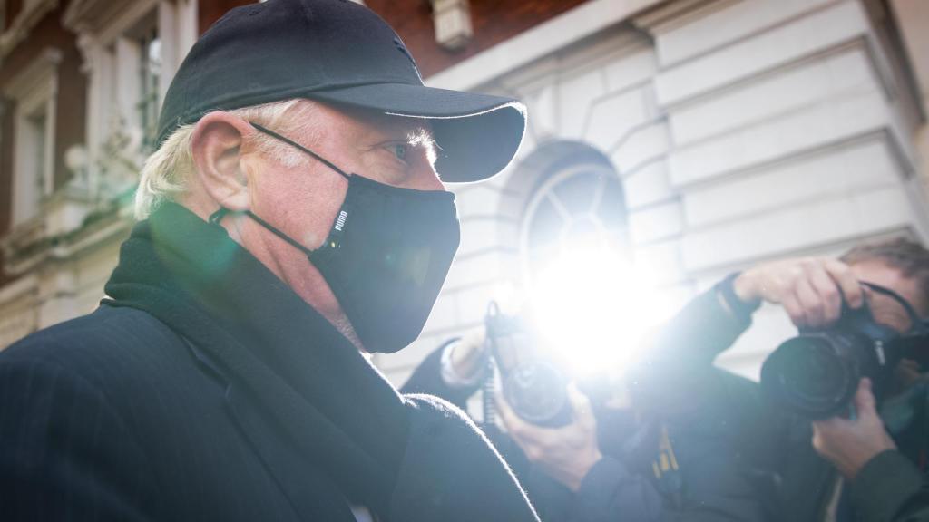 Boris Becker, acudiendo al Westminster Magistrates Court en 2020.