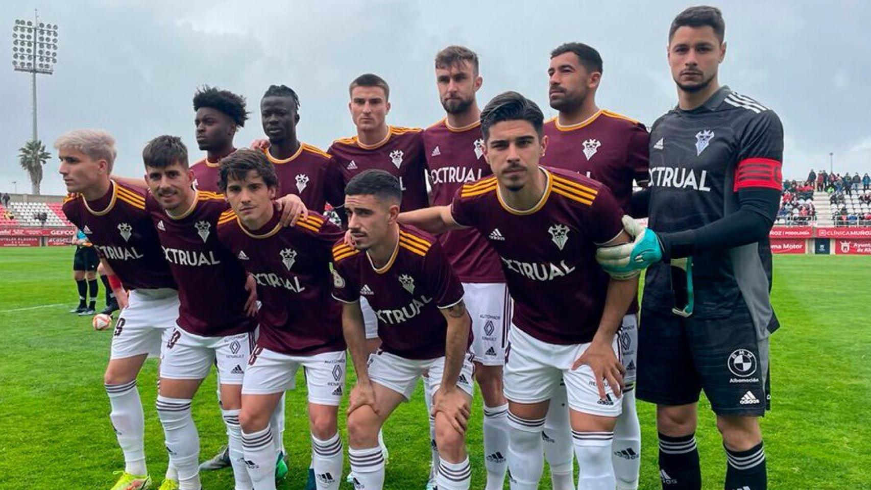 Once inicial del Albacete en Algeciras. Foto: Albacete Balompié