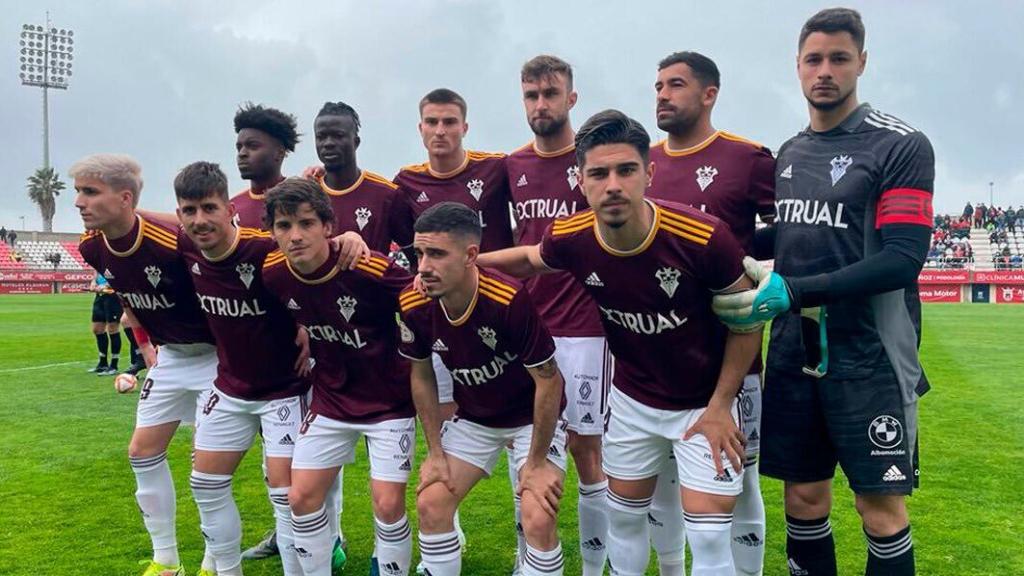 Once inicial del Albacete en Algeciras. Foto: Albacete Balompié