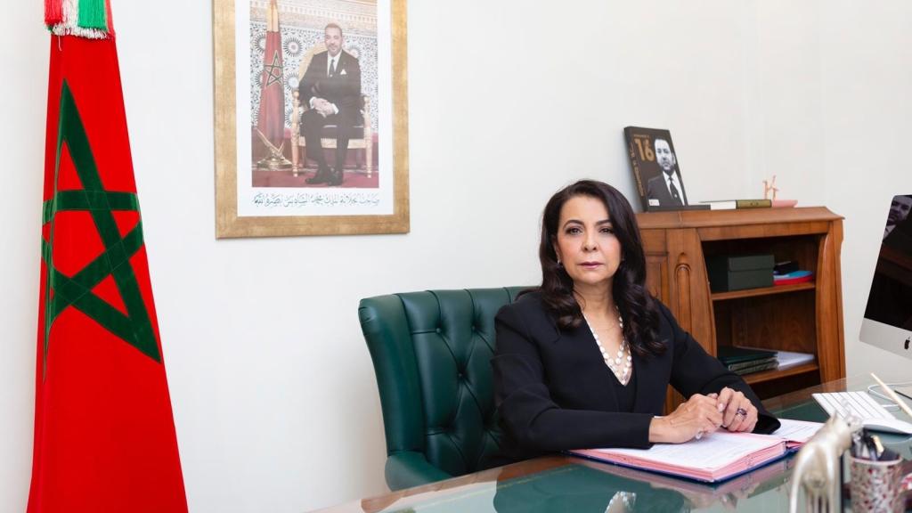 La embajadora de Marruecos en España, Karima Benyaich.
