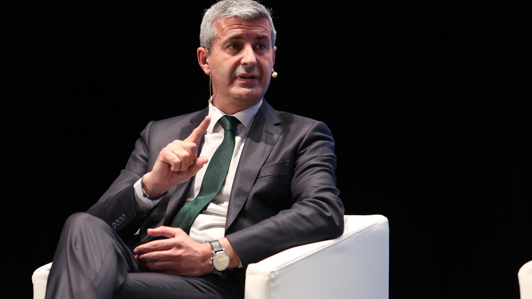 Álvaro Gutiérrez, presidente de la Diputación de Toledo, en el Foro Económico Español celebrado en febrero