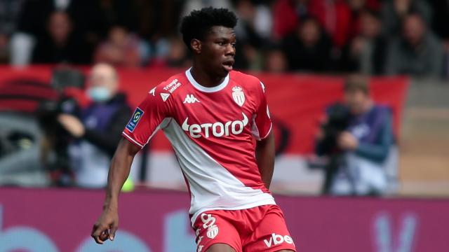 Aurélien Tchouaméni durante el partido ante el PSG.