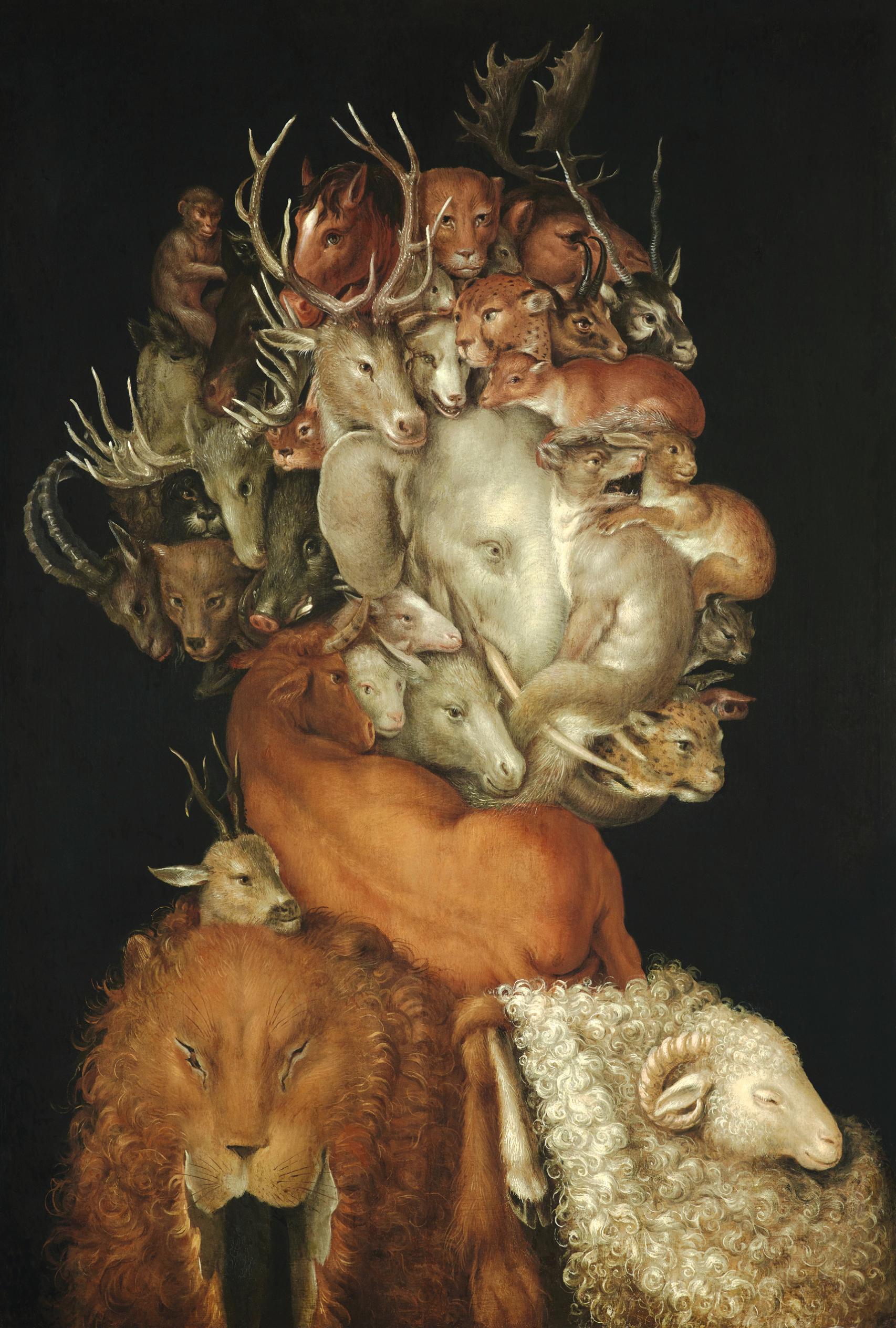 Giuseppe Arcimboldo: 'La tierra', h. 1570