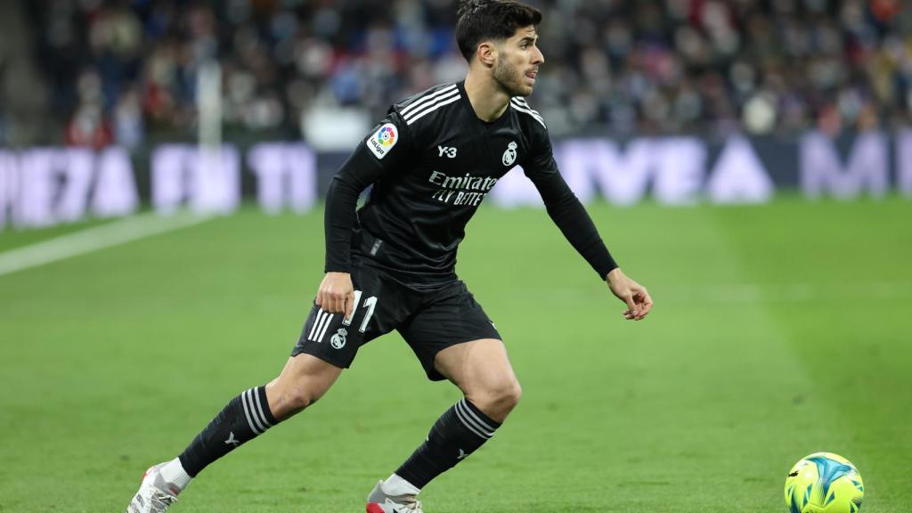 Marco Asensio, durante El Clásico.