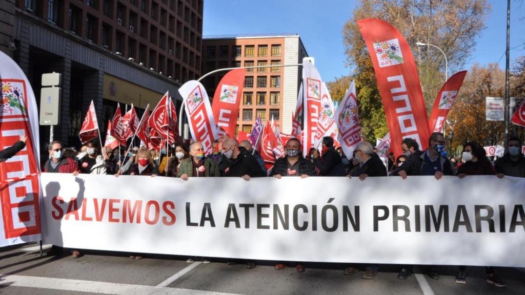 Imágenes de la manifestación de diciembre lideradas por CCOO.