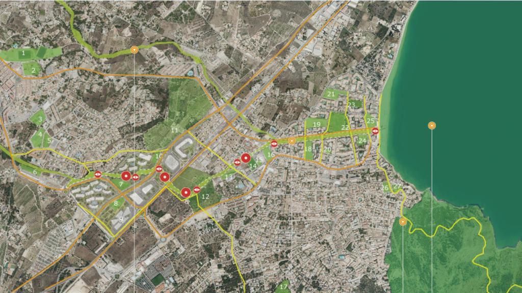 Plano Corredor Ecológico Platja Albir’ l’Alfàs.