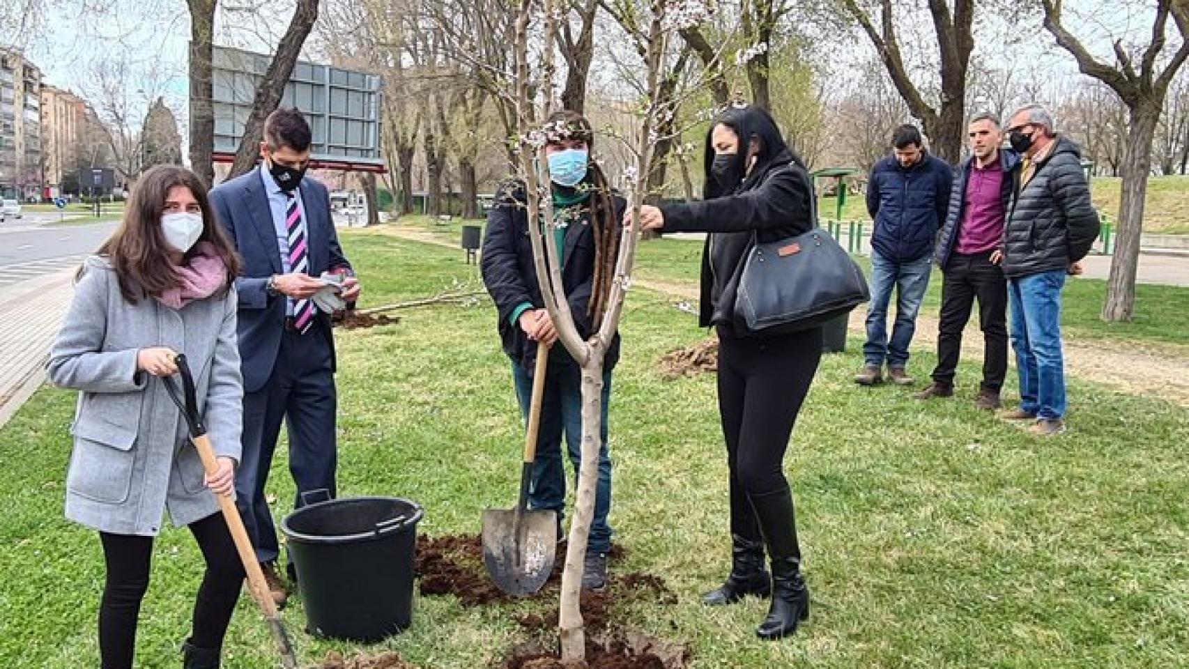 La concejala de Medio Ambiente, Parques y Jardines, Miryam Rodríguez, en una actividad medioambiental