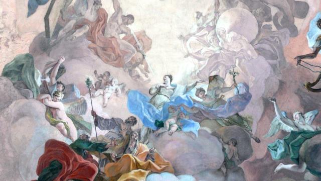 Fresco de la iglesia de Santa María de Hafnerberg.