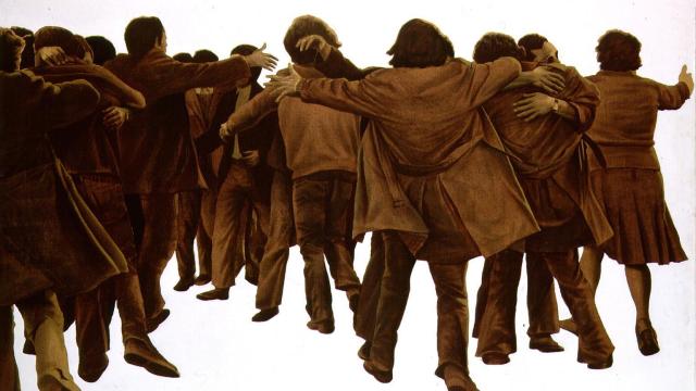 'El abrazo' (1976), de Juan Genovés. Museo Reina Sofía