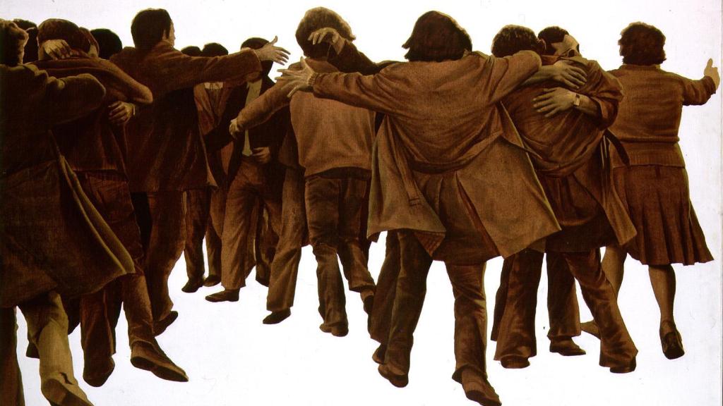 'El abrazo' (1976), de Juan Genovés. Museo Reina Sofía