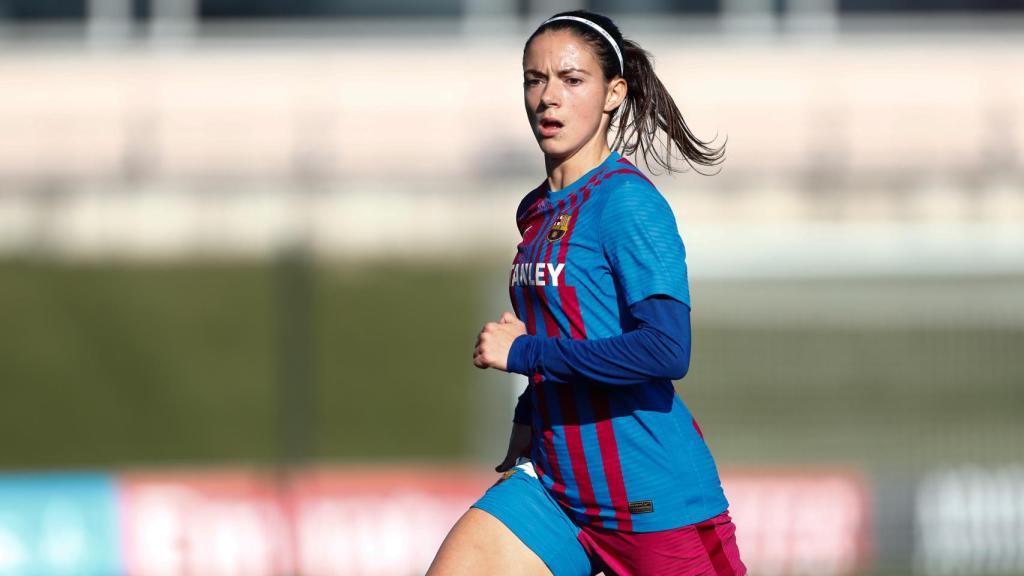 Aitana Bonmatí, en un partido del Barcelona Femenino de la temporada 2021/2022