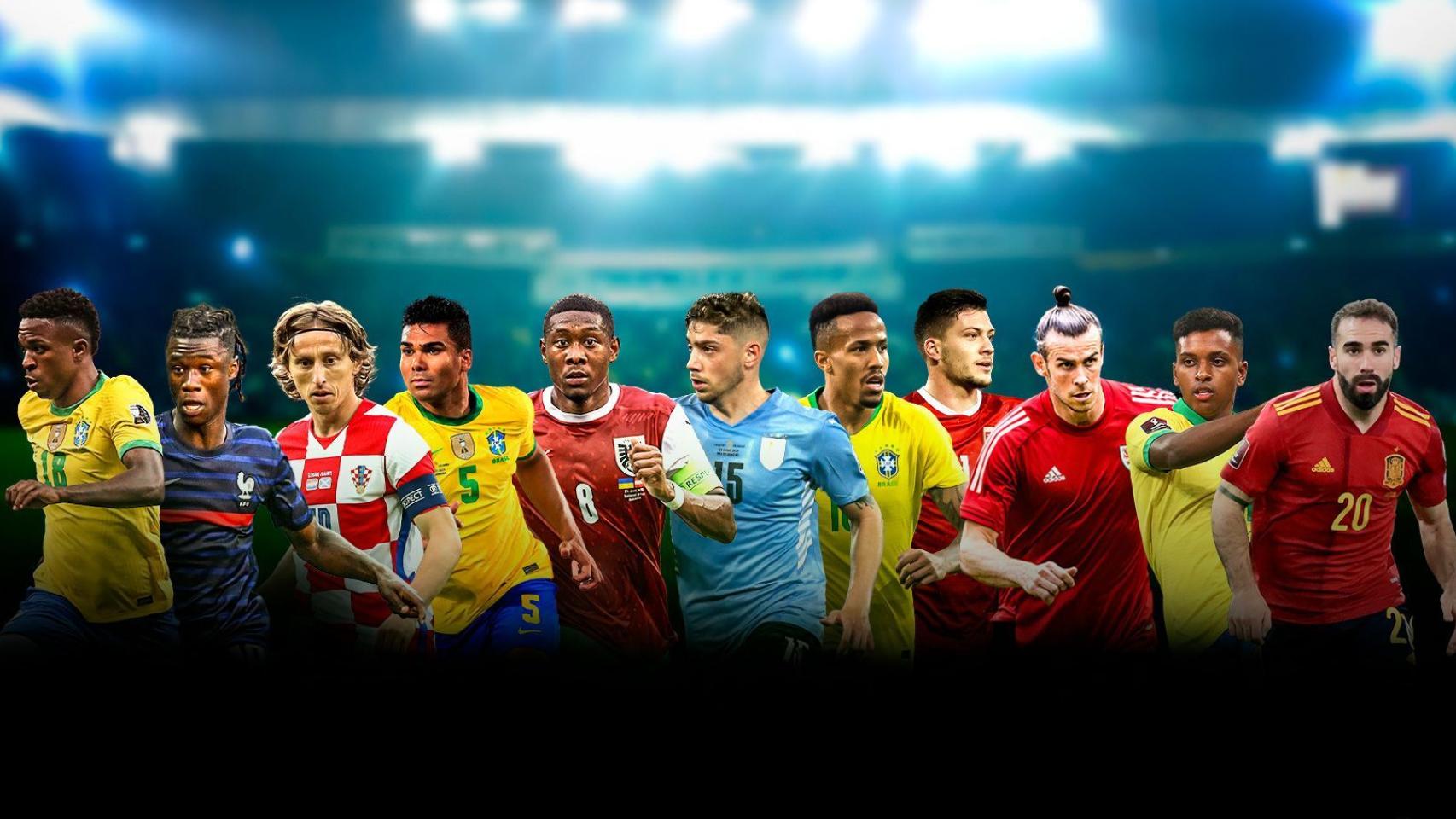 Los internacionales del Real Madrid en marzo de 2022