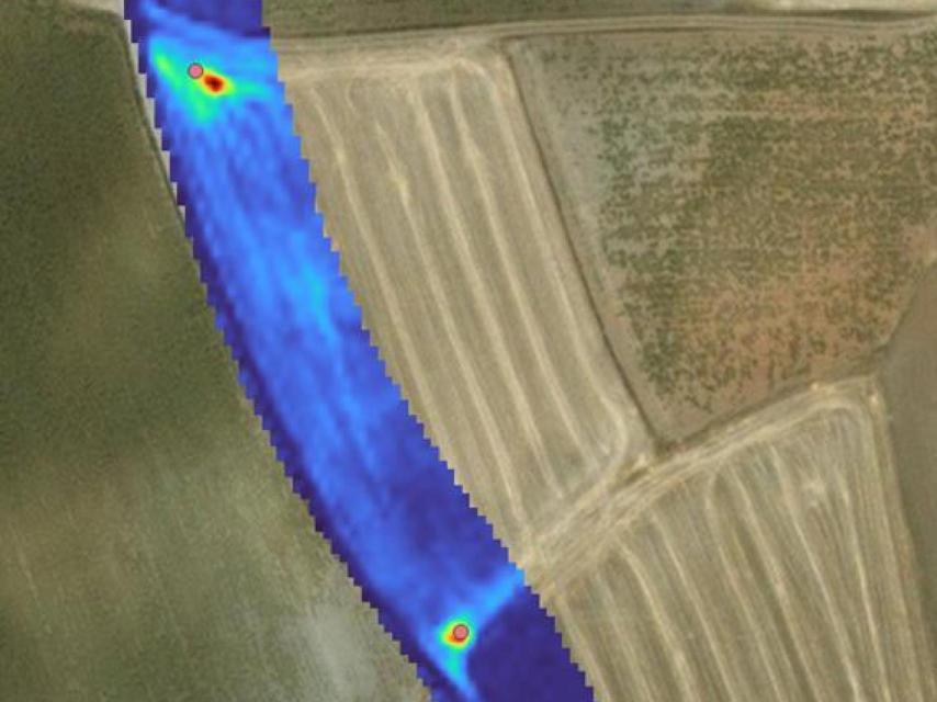 Detección desde el espacio de las fugas de agua en las coducciones.