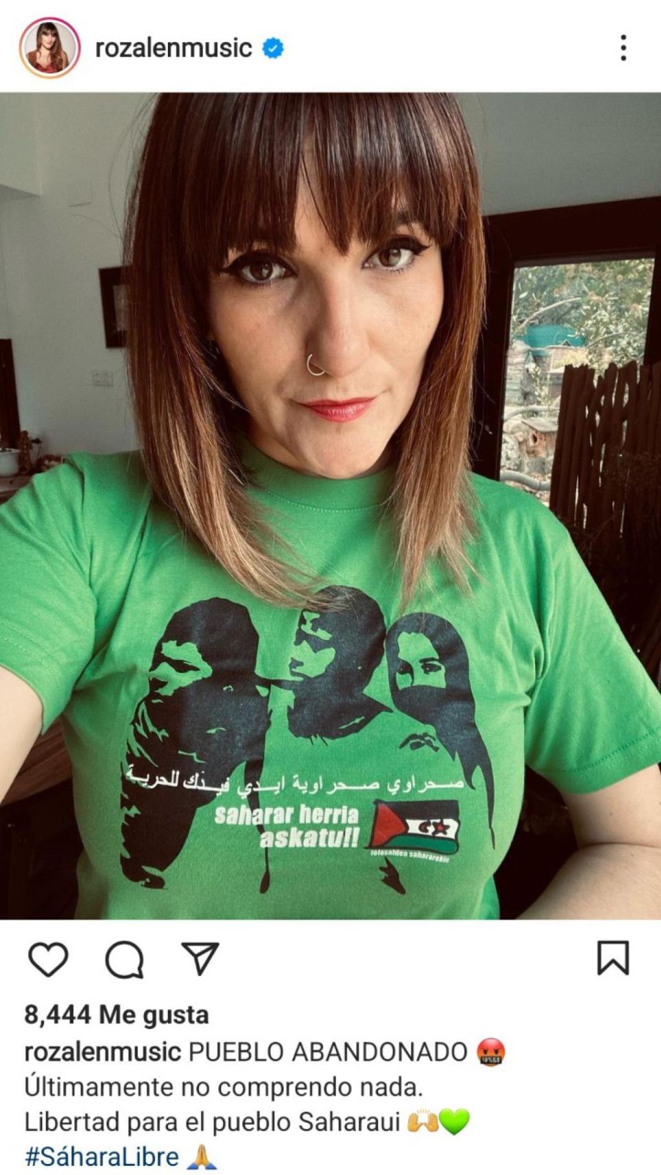 La foto saharaui de Rozalén