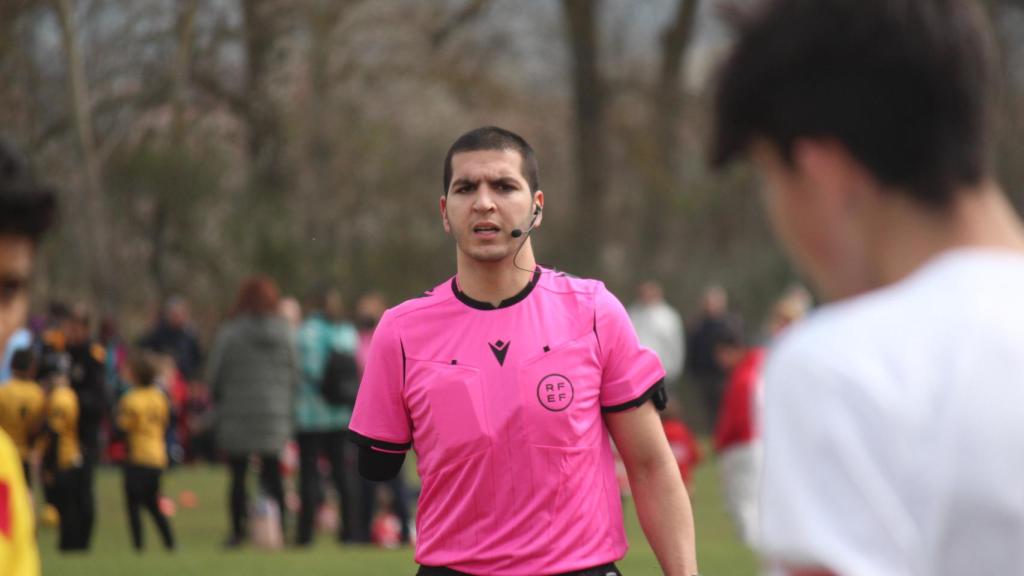 David García de la Loma durante el partido