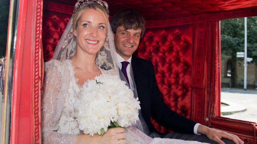 Ernst de Hannover y Ekaterina Malysheva durante su boda.