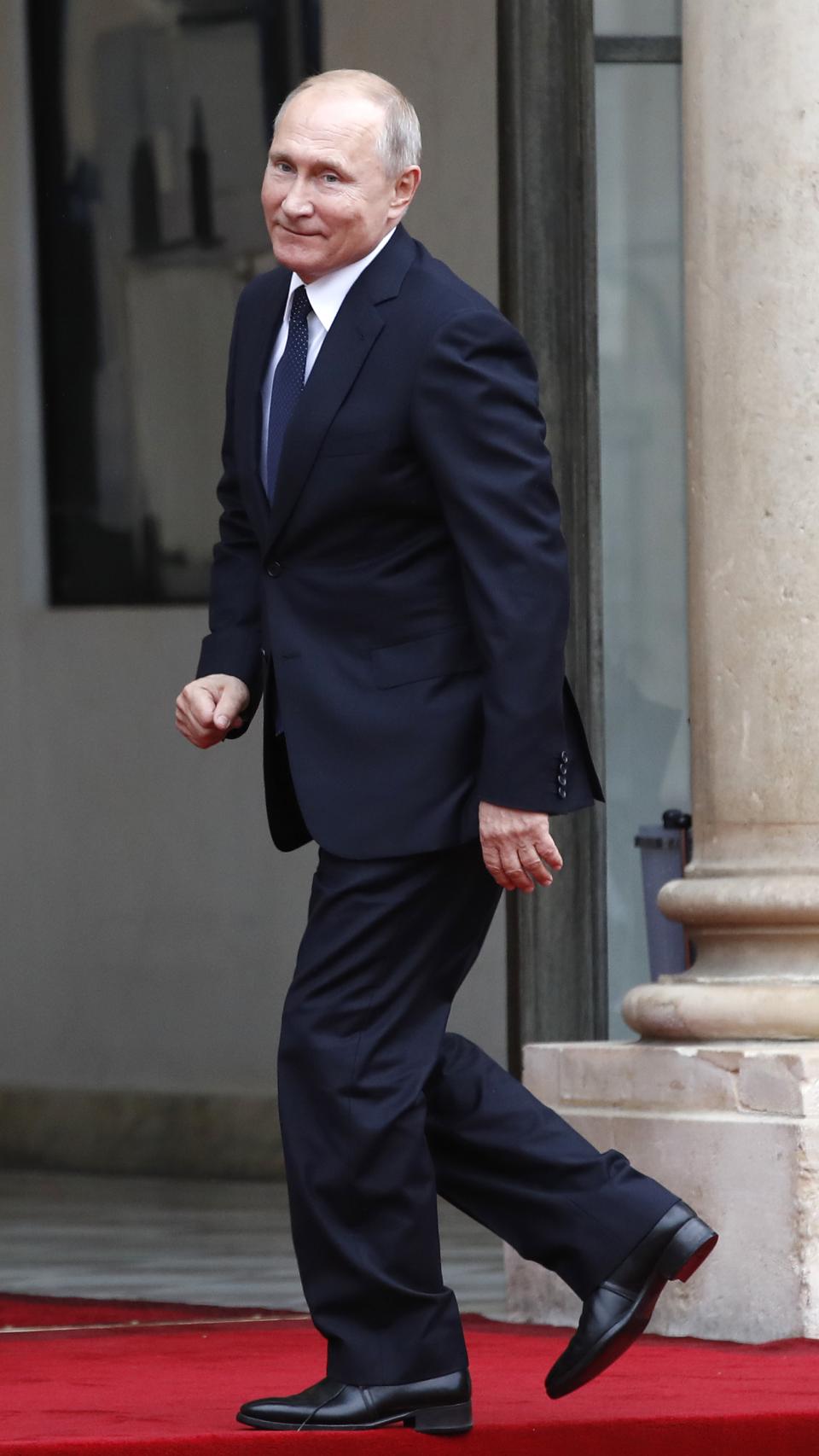 Vladímir Putin suele decantarse por trajes hechos a medida.