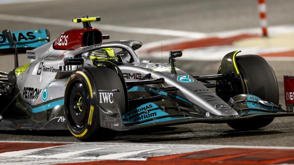 Lewis Hamilton en el Gran Premio de Bahréin 2022