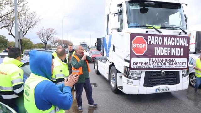 Paro de transportistas en marzo.
